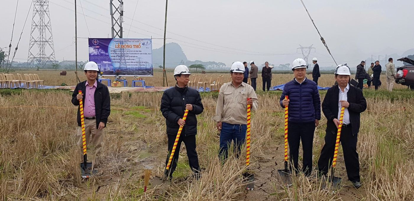 Ground-breaking ceremony, Hà Đông – Phủ Lý 220KV line